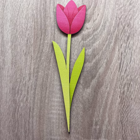 Tulipán letűző 20/24cm - Piros