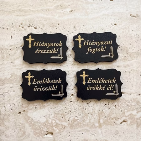 Kegyeleti Tábla 5cm