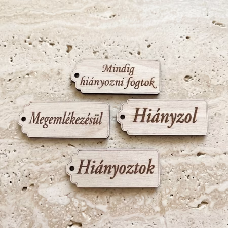 Kegyeleti Tábla 6cm - Natúr